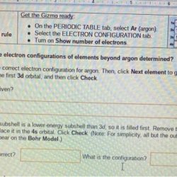 Gizmo answer key electron configuration