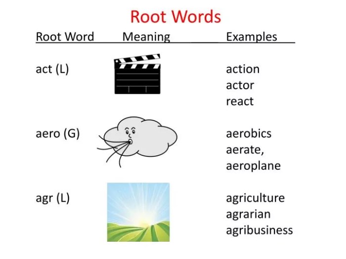 Words with the root word agri