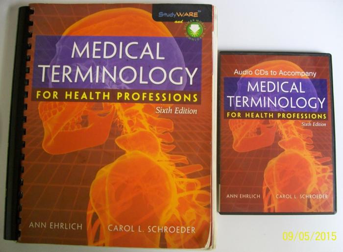 Medical terminology for health professions 9th edition